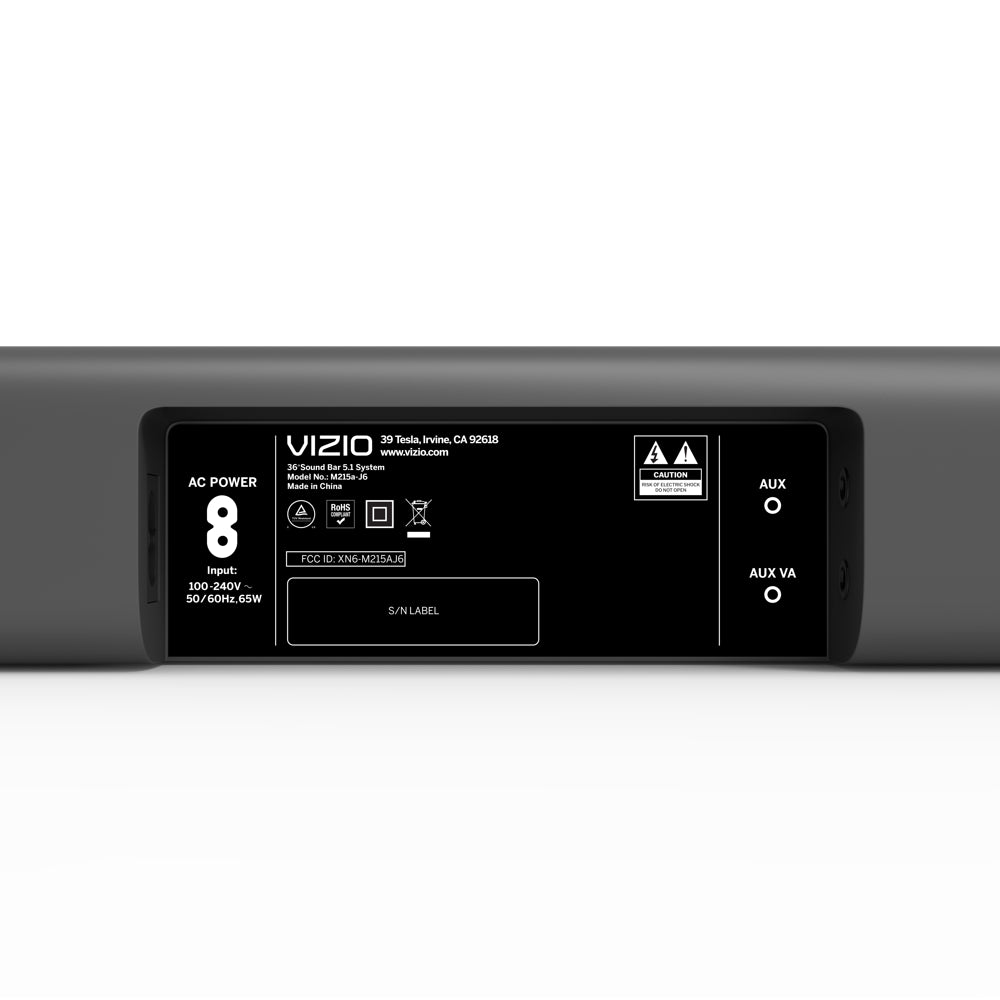 VIZIO M-Series 2.1 Premium Sound Bar with Dolby Atmos, DTS:X, Wireless Subwoofer M215A-J6