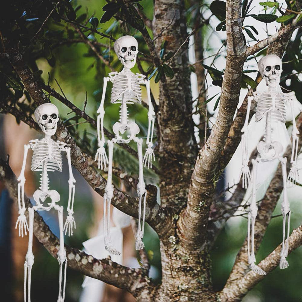 3 Pcs Halloween Hanging Skeletons,Halloween Party Decorations,Halloween Decorations Outdoor