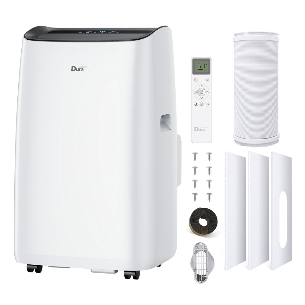 Duracomfort Portable Air Conditioners, 14000 BTU, Dehumidifier, Cooling Fan, Remote Control, 450 Sq. Ft