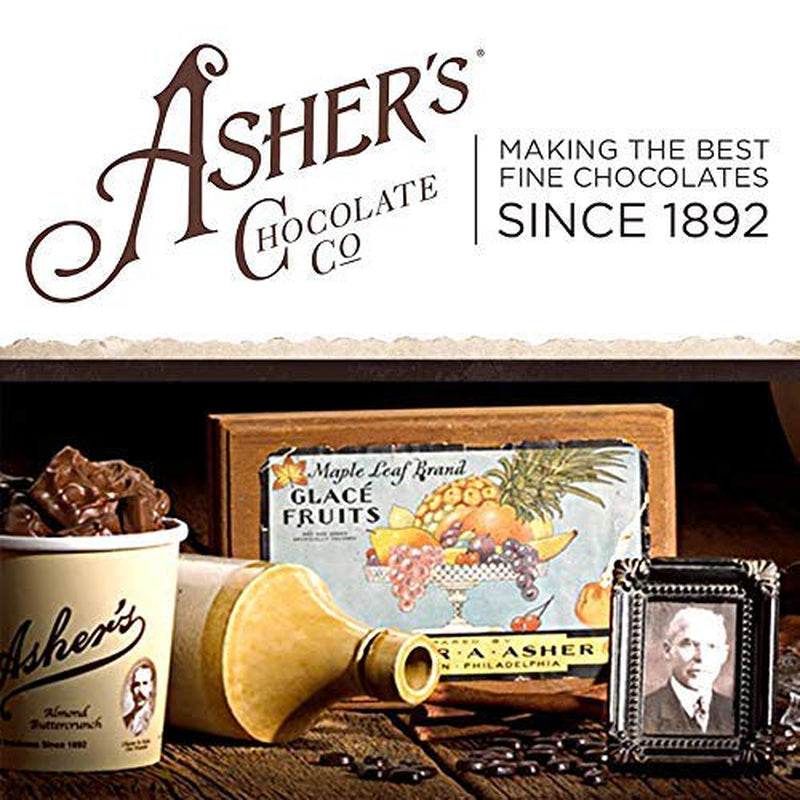 Asher's Chocolates, Chocolate Covered Pretzels, Gourmet Sweet and Salty Candy, Small Batches of Kosher Chocolate, Family Owned Since 1892, (6.5oz, Milk Chocolate)