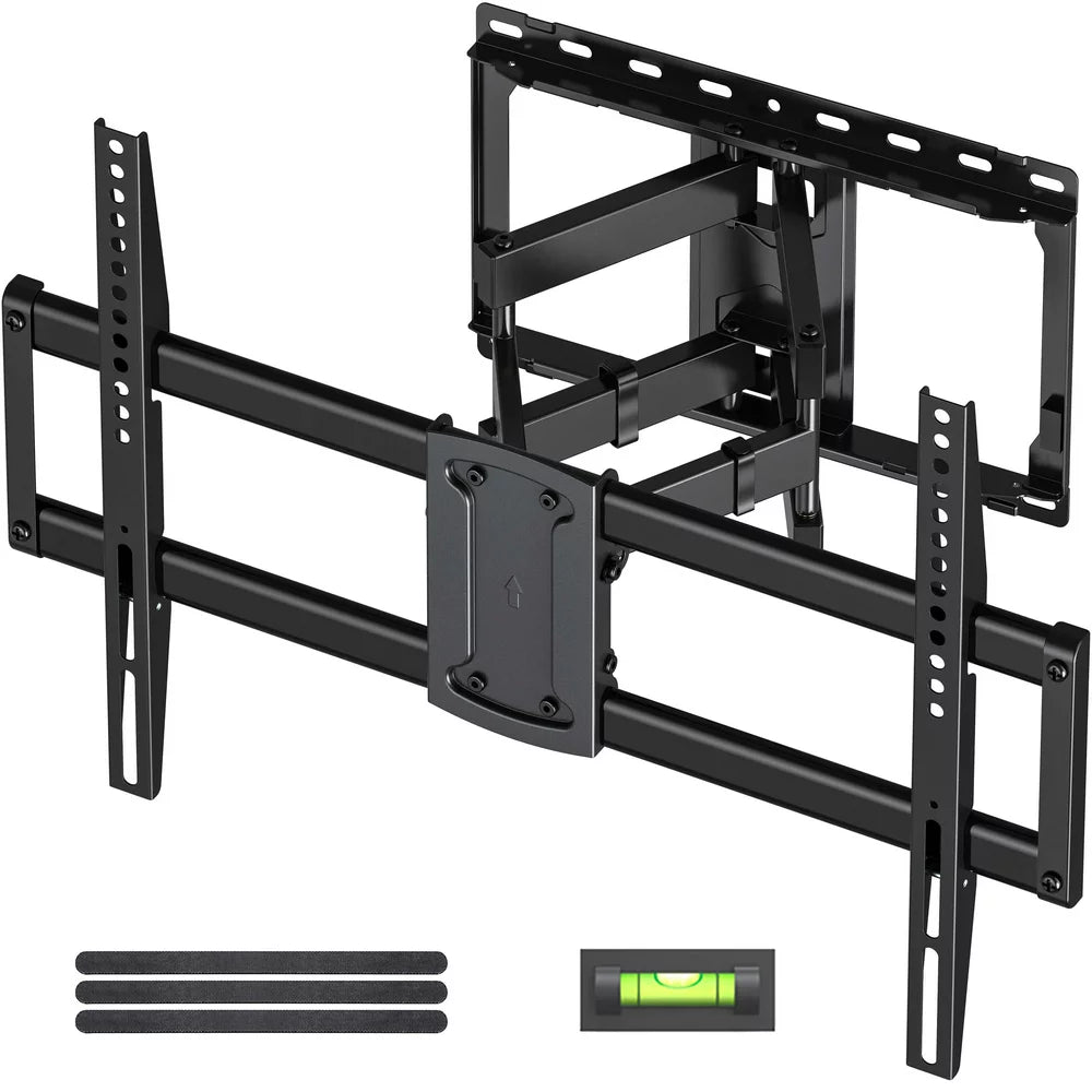 USX MOUNT Full Motion TV Wall Mount for 47-90 inch TVs Swivels Tilts Extension Leveling Hold up to 132lb Max VESA 600x400mm, 16" Wood Stud