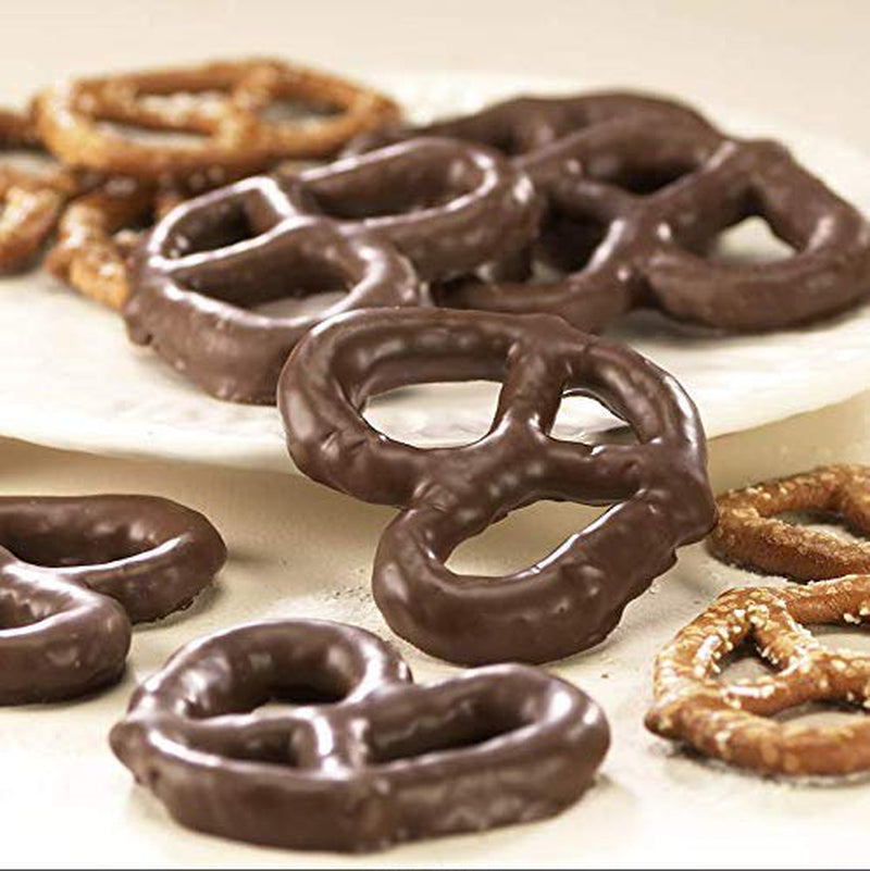 Asher's Chocolates, Chocolate Covered Pretzels, Gourmet Sweet and Salty Candy, Small Batches of Kosher Chocolate, Family Owned Since 1892, (6.5oz, Milk Chocolate)