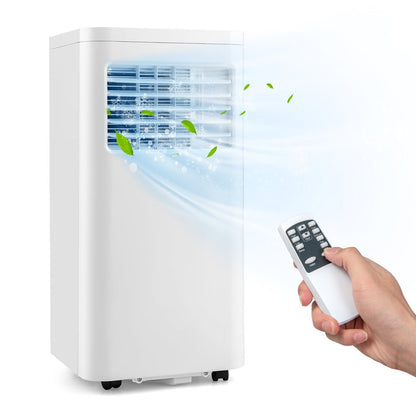 Costway 6000 BTU (8000 BTU ASHRAE) Portable Air Conditioner 3-In-1 AC Unit with Cool Dehum Fan Sleep Mode