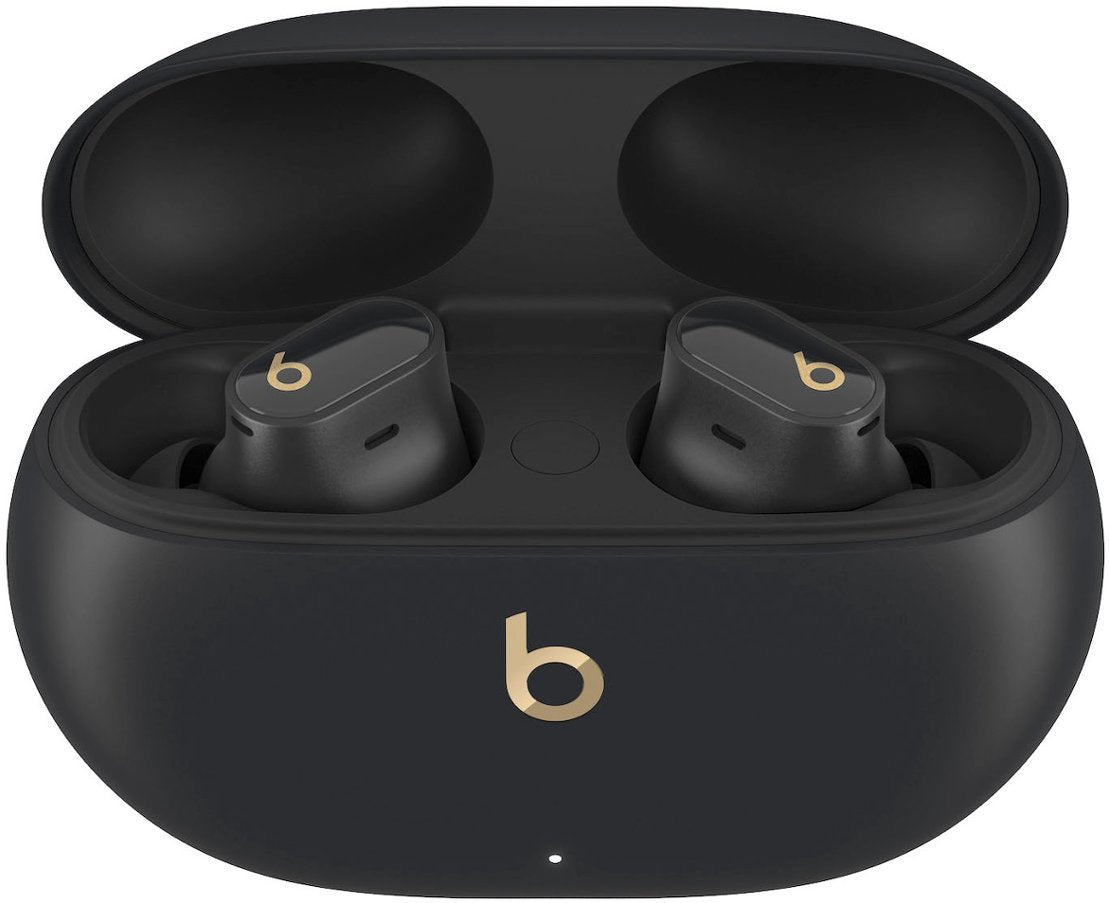 Restored Beats by Dr. Dre Beats Studio Buds+ True Wireless Noise Cancelling Earbuds - MQLH3LL/A - Black/Gold (Refurbished)