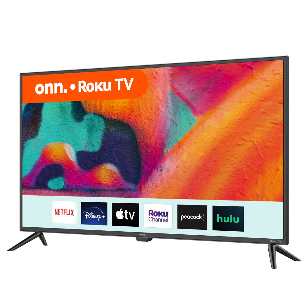 onn. 43” Class FHD (1080P) LED Roku Smart TV (100133209)