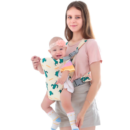 Babyltrl 4 in 1 Baby Carrier,Infant Carrier Ergonomic Baby Carrier Backpack,Breathable Front Back Carrying Wrap Seat for Newborn Toddlers Girl and Boy,Colorful