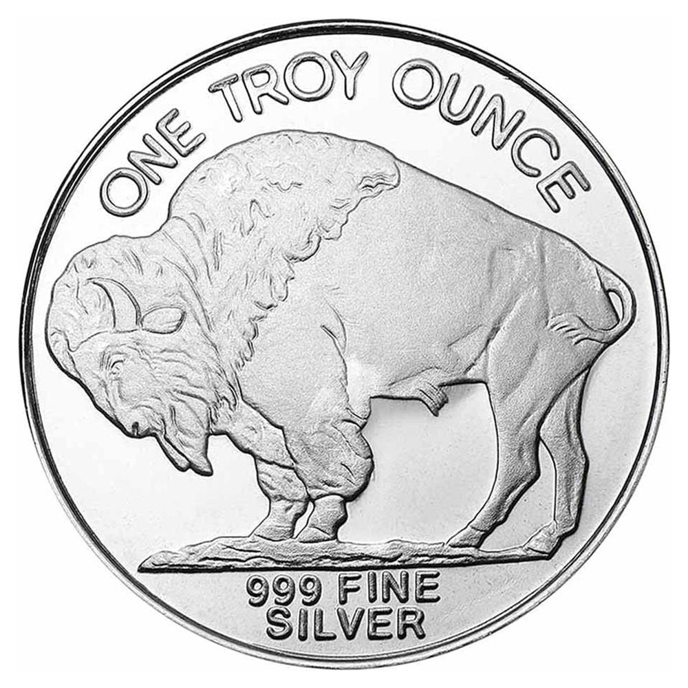 1 oz Silver Round - Buffalo (Lot, Roll, Tube of 20) - Walmart