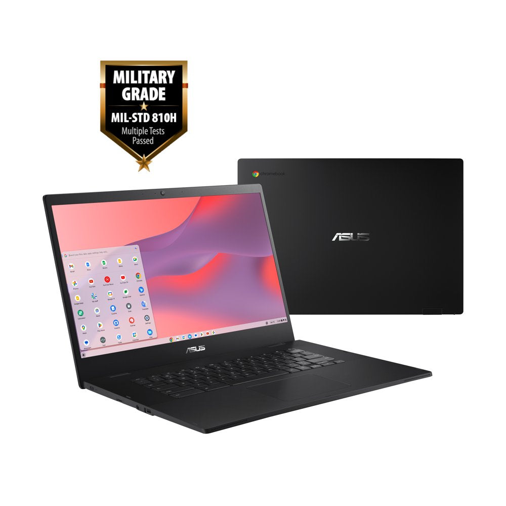 ASUS CX1500 Chromebook, 15.6" FHD, Intel Celeron N3350, 4GB RAM, 64GB Emmc, Chrome OS, Mineral Gray, CX1500CNA-WS44F