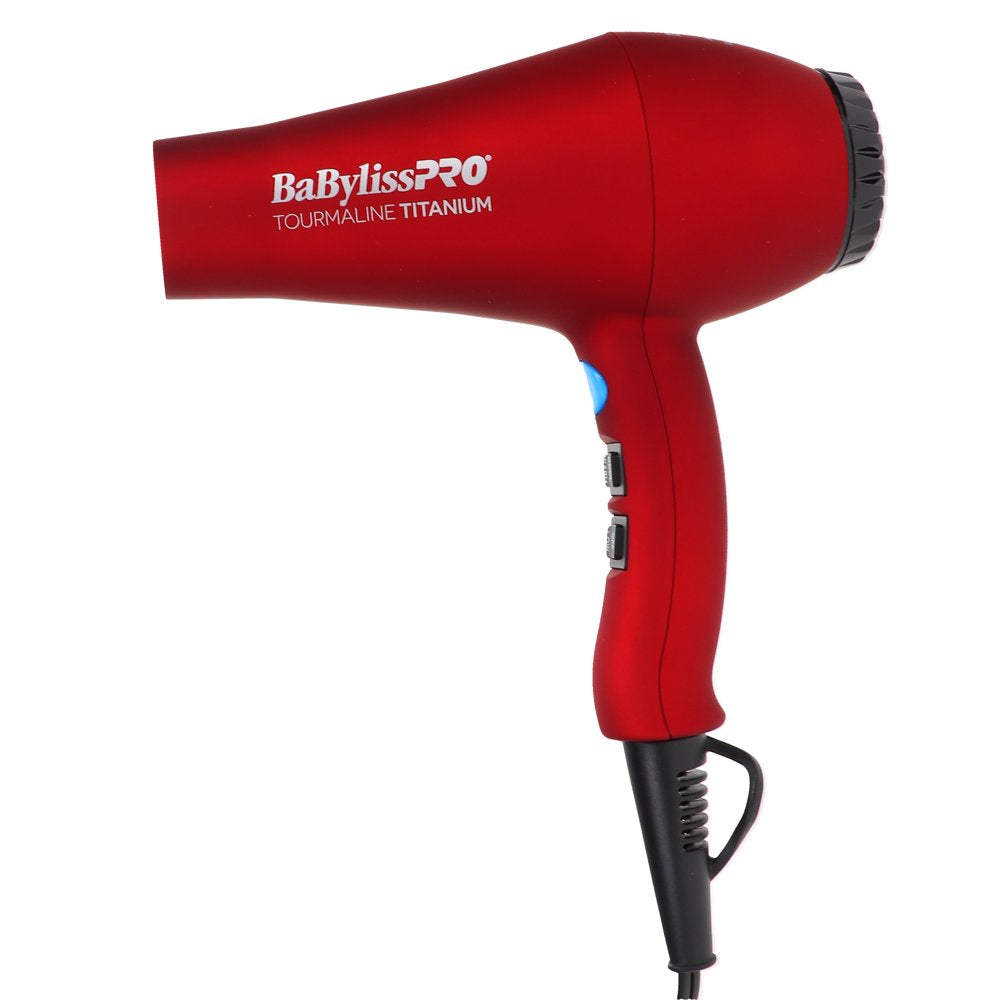 BaBylissPRO TT Tourmaline Titanium 3000 Dryer Red