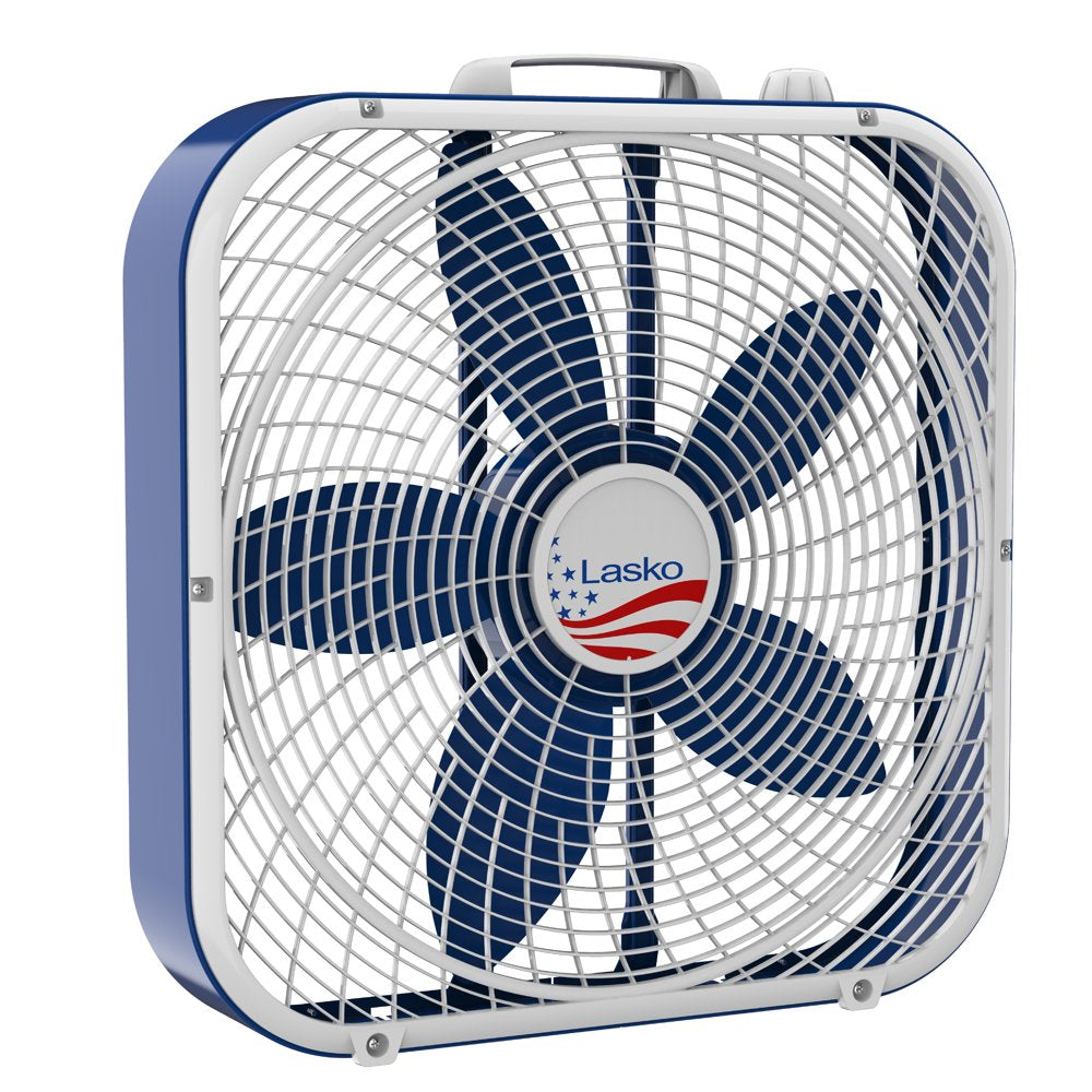 Lasko Cool Colors 20" 3-Speed Box Fan, Model B20308