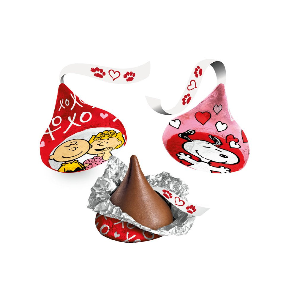 Hershey's Kisses Milk Chocolate Snoopy™ and Friends Valentine's Day Candy, Bag 9.5 oz