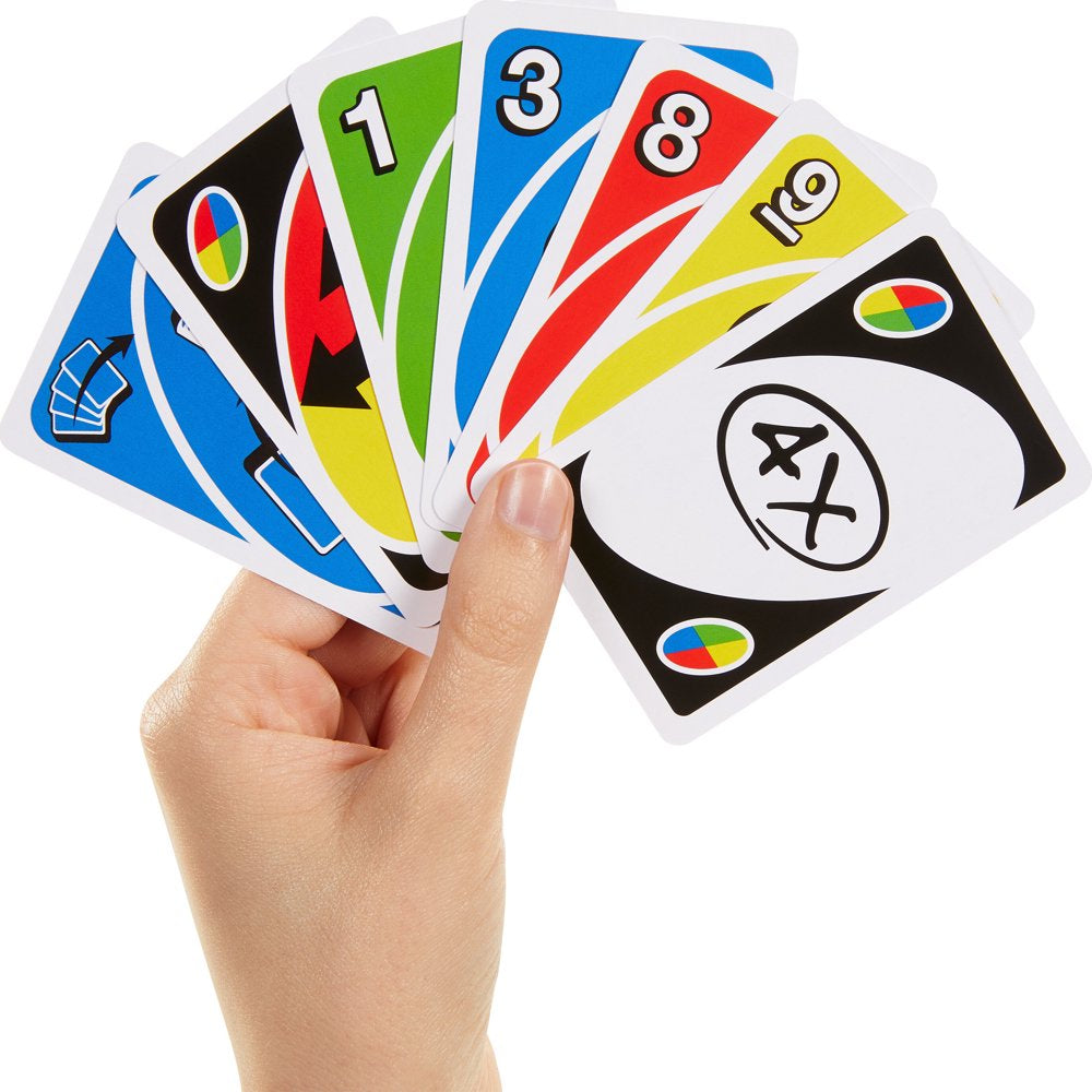 UNO Attack Card Game For Family Night with Card Launcher featuring Lights & Sounds