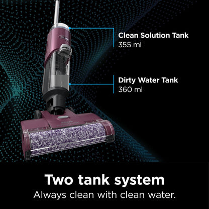 Shark HydroVac 3in1 Vacuum, Mop & Self-Cleaning Corded System, with Antimicrobial Brushroll* & Multi-Surface Cleaning Solution, Perfect for Hardwood, Tile, Marble, Laminate & Area Rugs, WD100