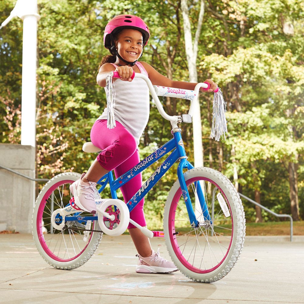 Huffy 20 in. Sea Star Kids Bike for Girls Ages 5 and up, Child, Blue and Pink