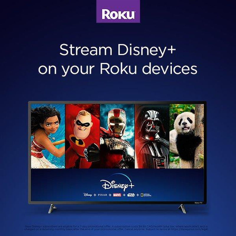 RCA 32" Class HD 720P Roku Smart LED Television, RTR3260-W, Black (New)