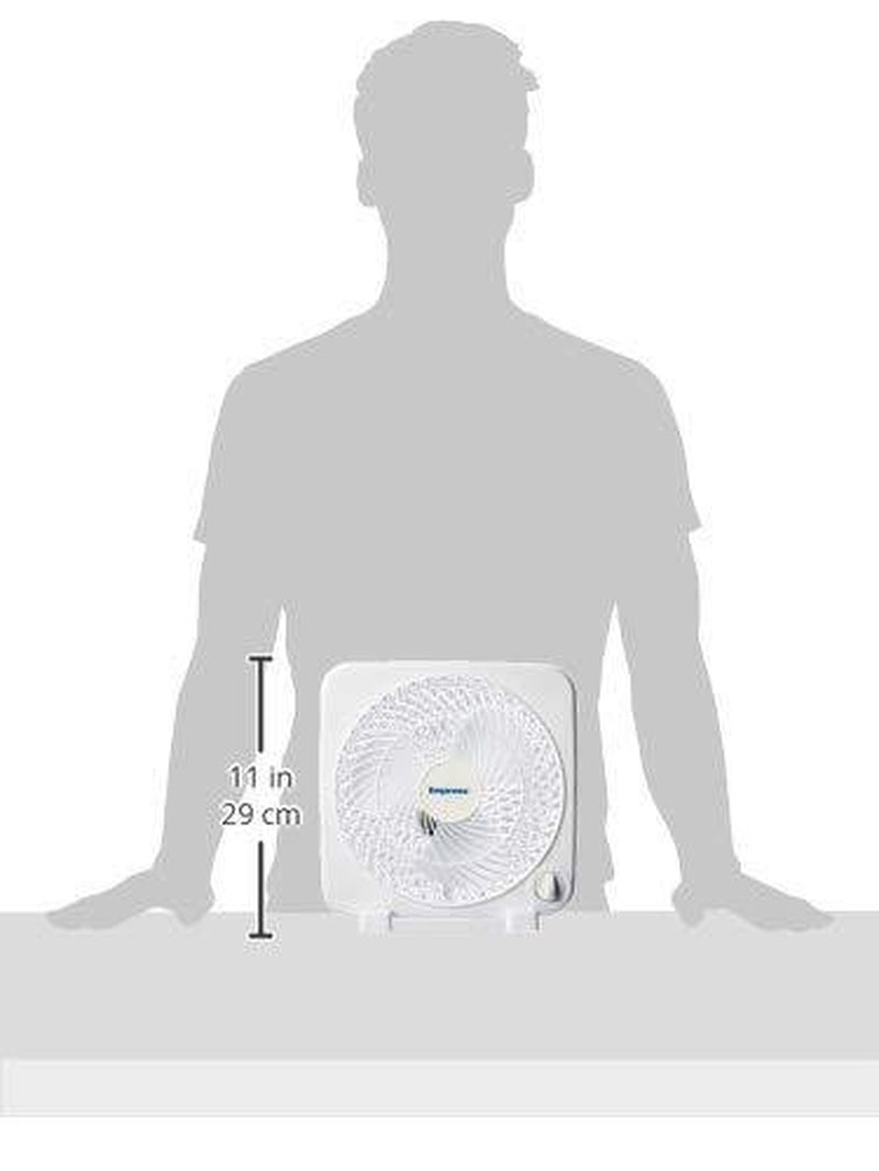 Impress 9 Inch Box Fan- White