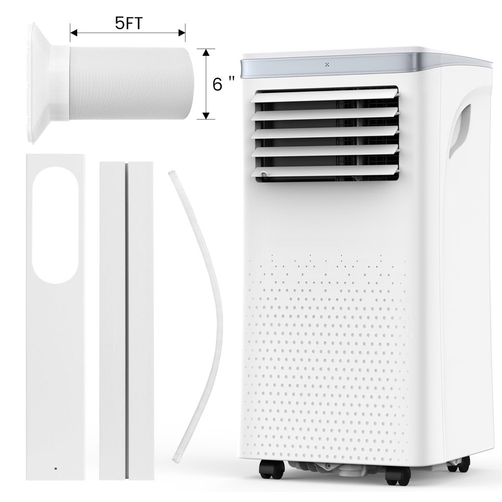 JOY PEBBLE Portable Air Conditioner, Automatic Defrosting & Self-Evaporating, Cools 300Sq.Ft