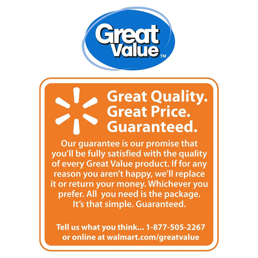 Great Value Everyday Strong, Soak Proof, Microwave Safe, Disposable Paper Plates, 10", Patterned, 50 Count