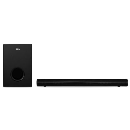 TCL Alto 5+ 2.1 Channel Home Theater Sound Bar with Wireless Subwoofer, Bluetooth 5.3, 31.9 inch, Black - S21BW