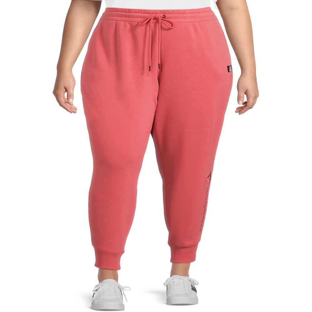 Reebok Women's Plus Size Purpose Joggers with Back Pocket