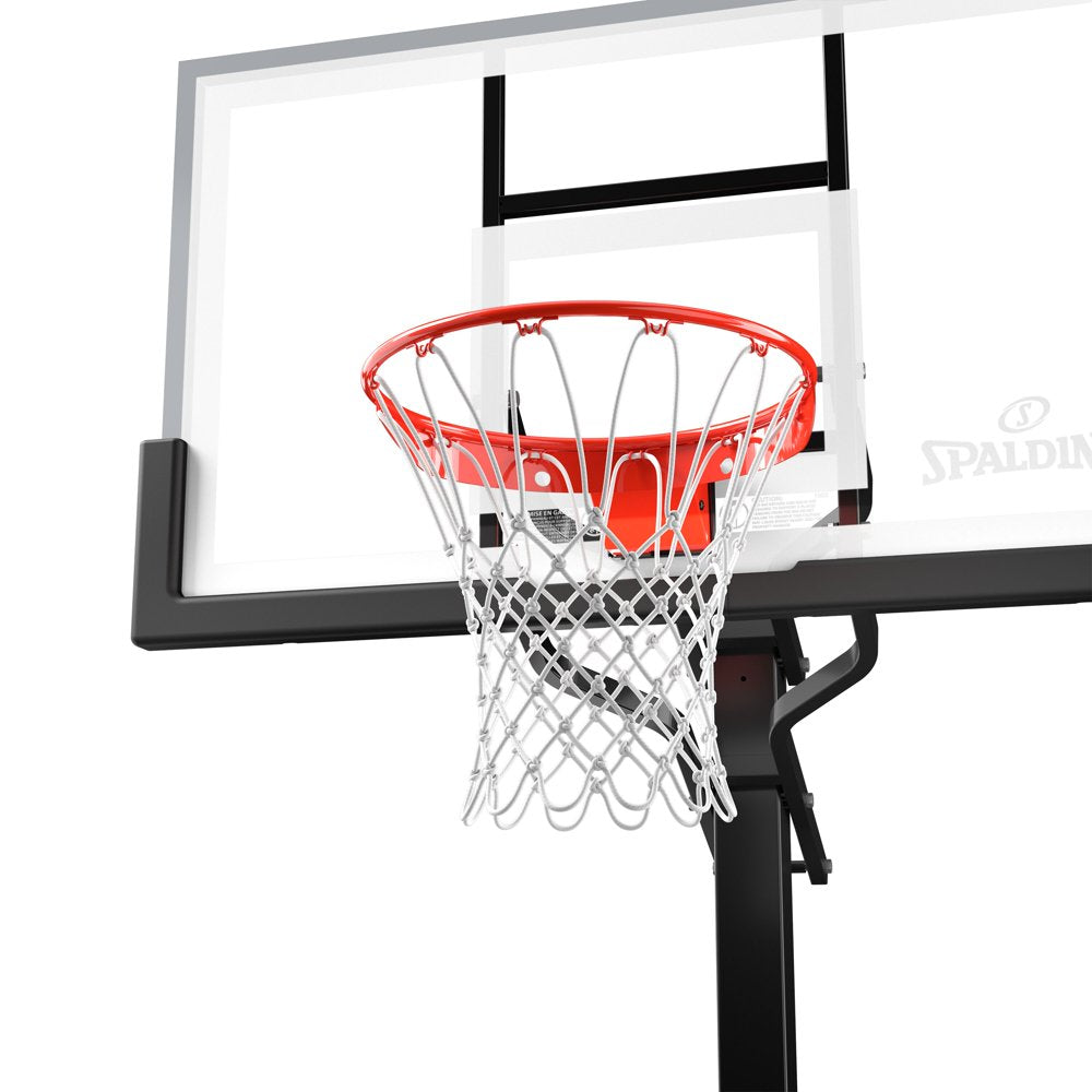 Spalding Ultimate Hybrid® 54 In., Glass Portable Basketball Hoop System