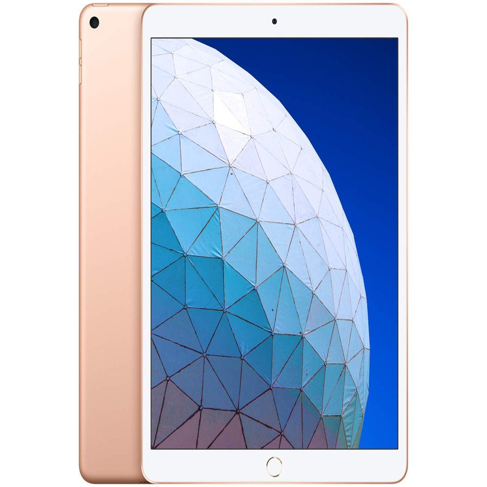 Open Box | Apple iPad Air 3 | 10.5-inch Retina | 64GB | Wi-Fi Only | Bundle: Case, Pre-Installed Tempered Glass, Rapid Charger, Bluetooth/Wireless Airbuds By Certified 2 Day Express