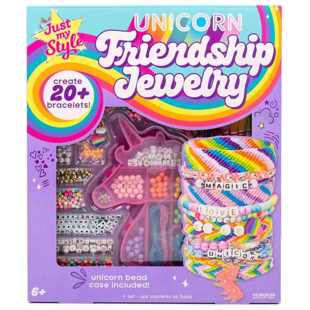  Unicorn Friendship Bracelet Making Kit, Child, Ages 6+