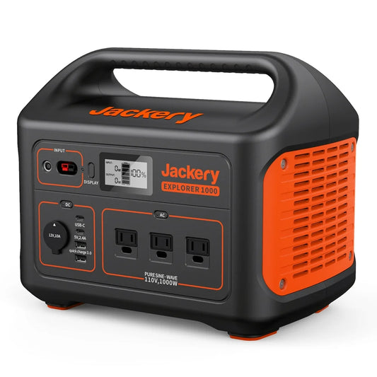 Jackery Explorer 1000 Portable Power Station, Home Backup, Emergency, Outdoor Camping