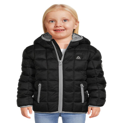 Reebok Baby and Toddler Puffer Jacket, Sizes 12M-5T