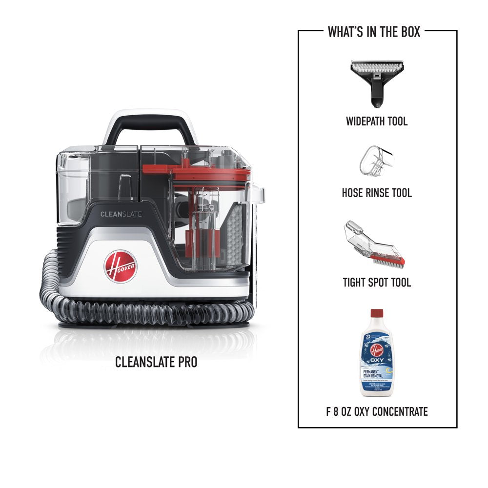 Hoover Cleanslate Portable Carpet and Upholstery Pet Spot Cleaner, FH14010