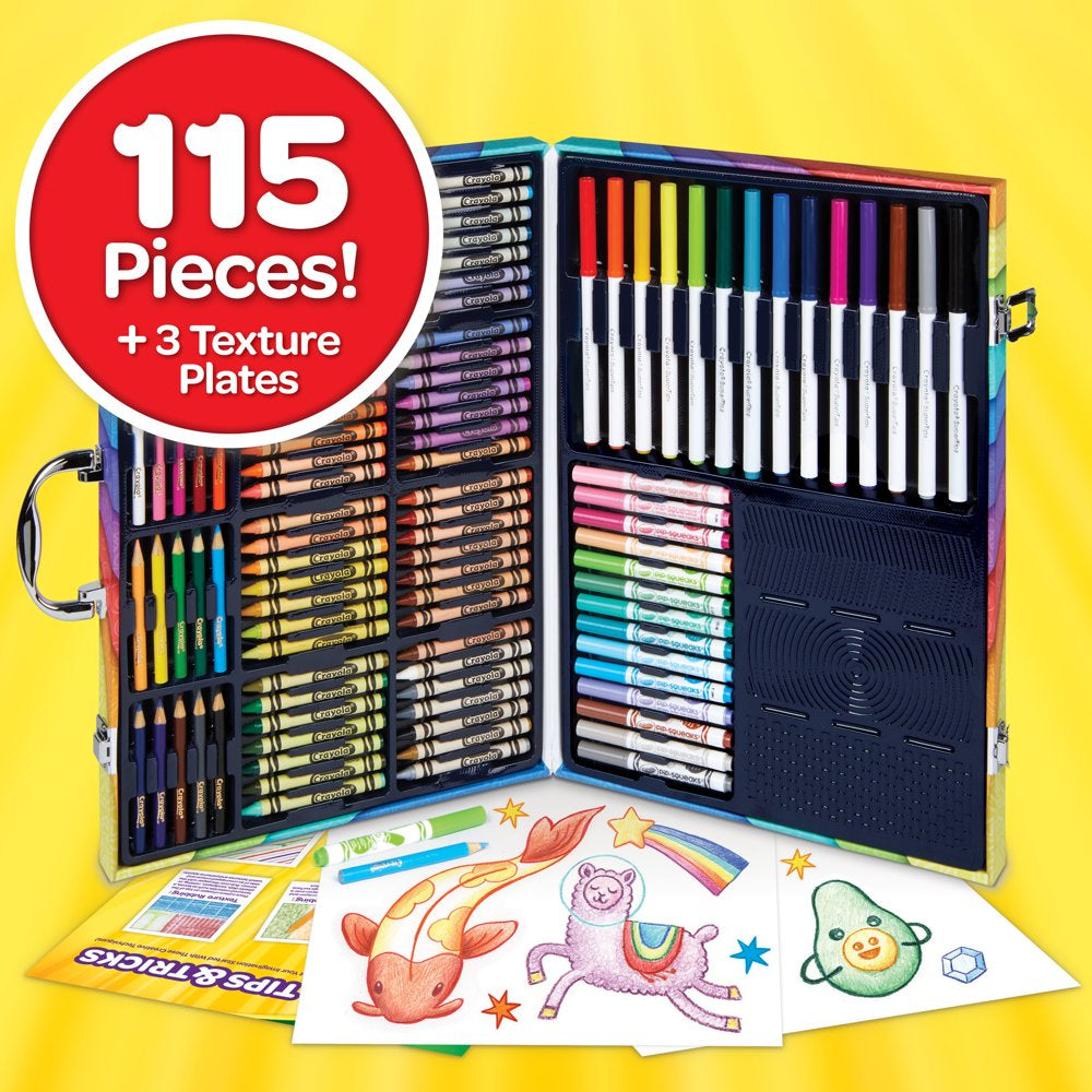 Crayola Imagination Art Coloring Set, Beginner Child, 115 Pieces