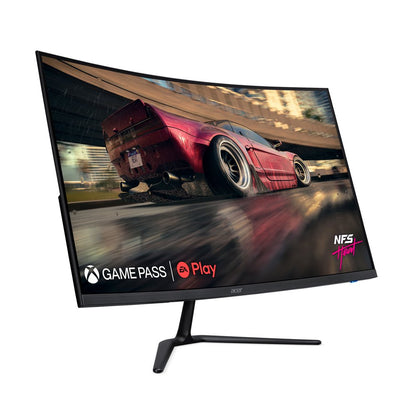 Acer Nitro 31.5" 1500R Curved Full HD (1920 x 1080) Gaming Monitor, Black, ED320QR S3biipx