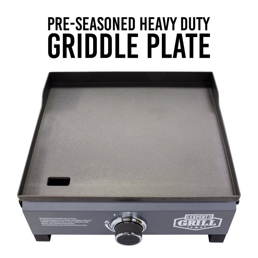  1-Burner Tabletop Propane Gas Griddle