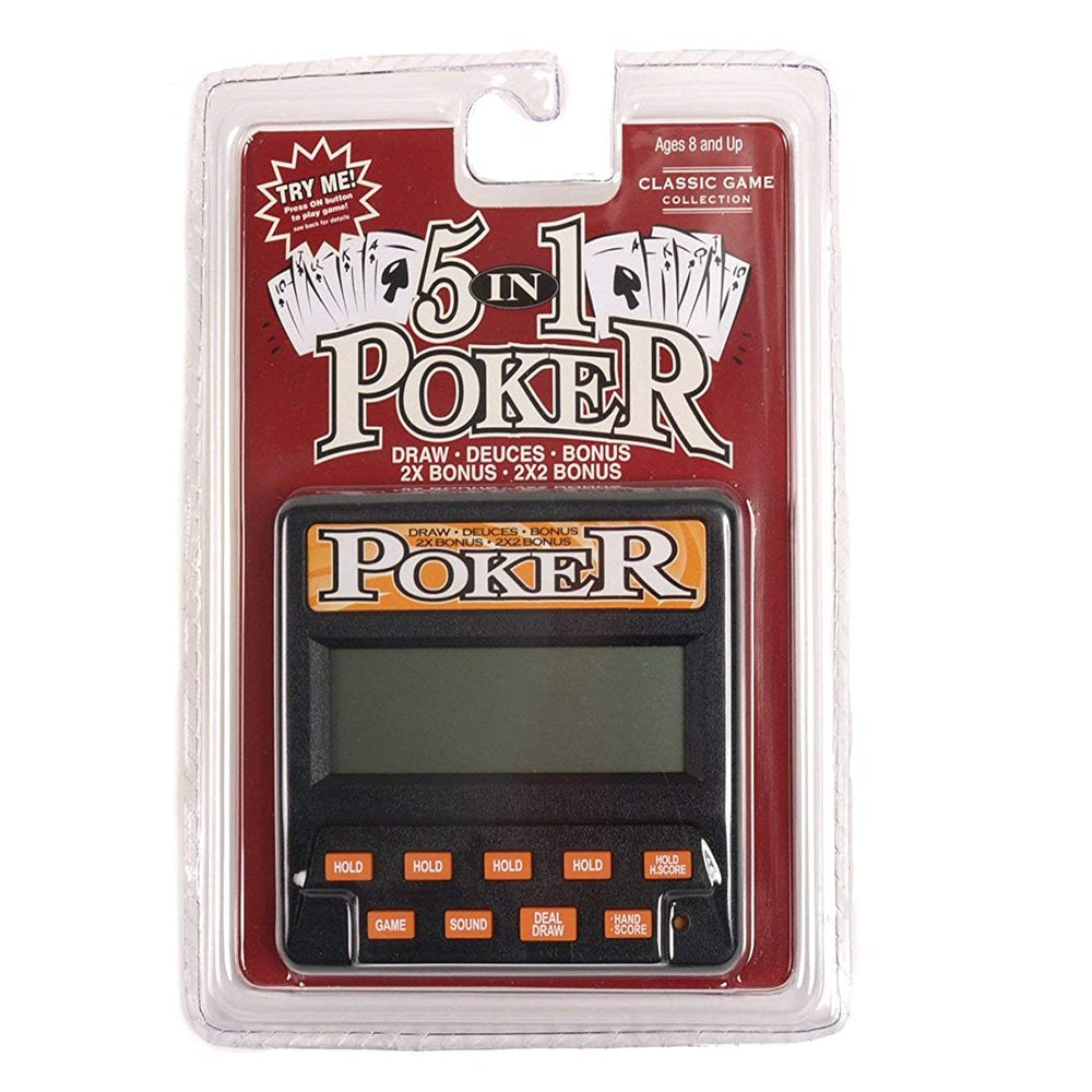  Classic 5-in-1 Poker Electronic Games