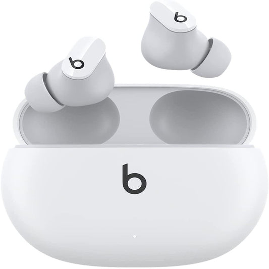 New Beats Studio Noise Cancelling, Bluetooth Earbuds, Compatible with Apple & Android, Built-in Microphone, - White