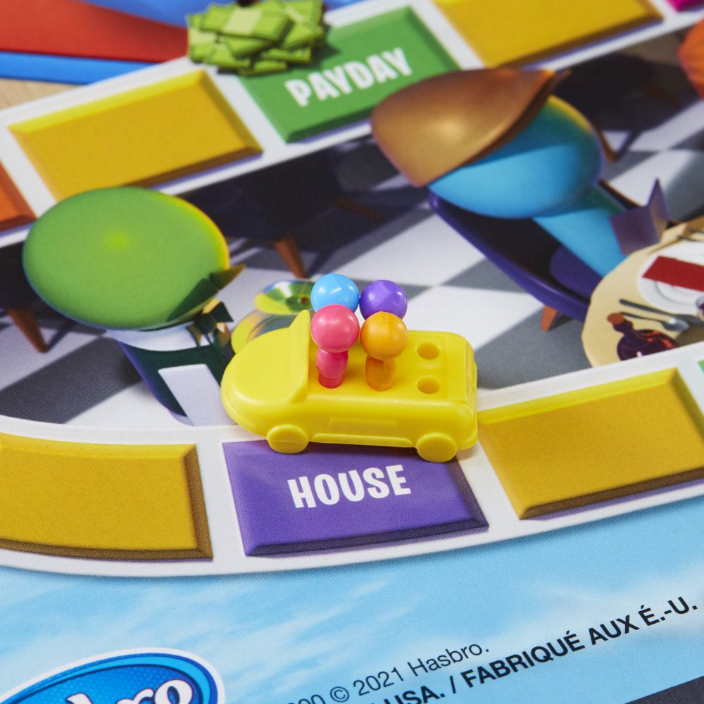 The Game of Life Game, Family Board Game, For Ages 8+, Pegs Come In 6 Colors