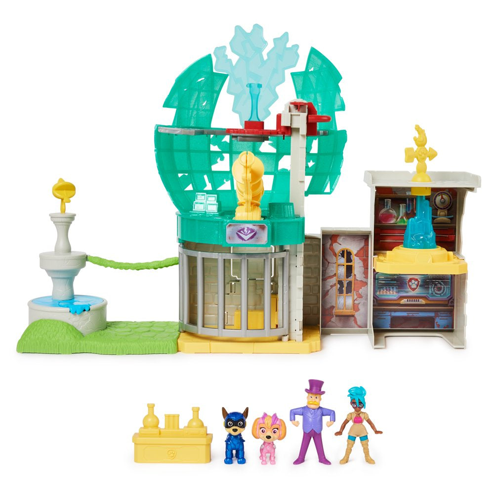 PAW Patrol: The Mighty Movie, Observatory Playset with 3 Action Figures for Kids Ages 3+