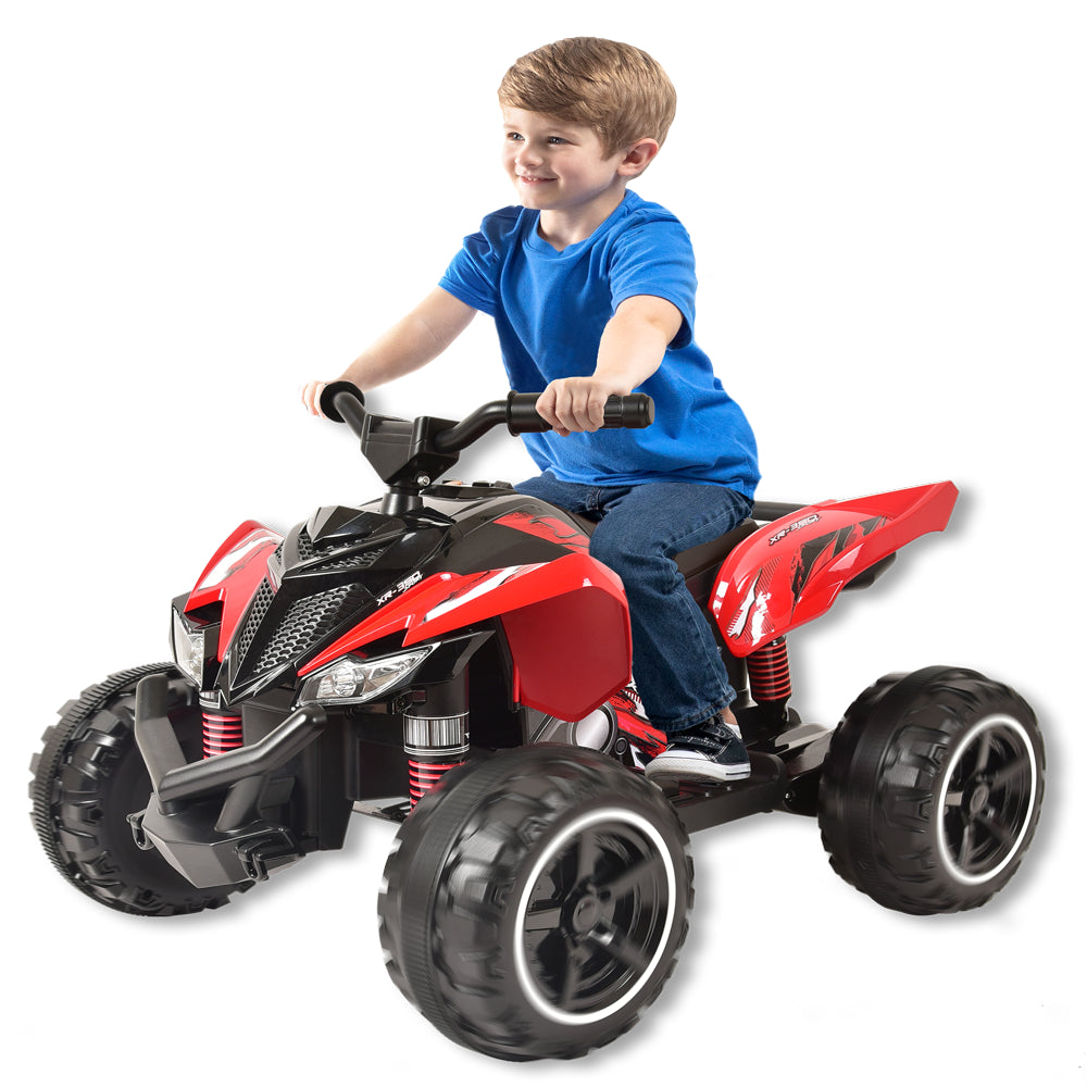 12V XR-350 ATV Powered Ride-on by Action Wheels, Red, for Children, Unisex, Ages 2-4 Years Old