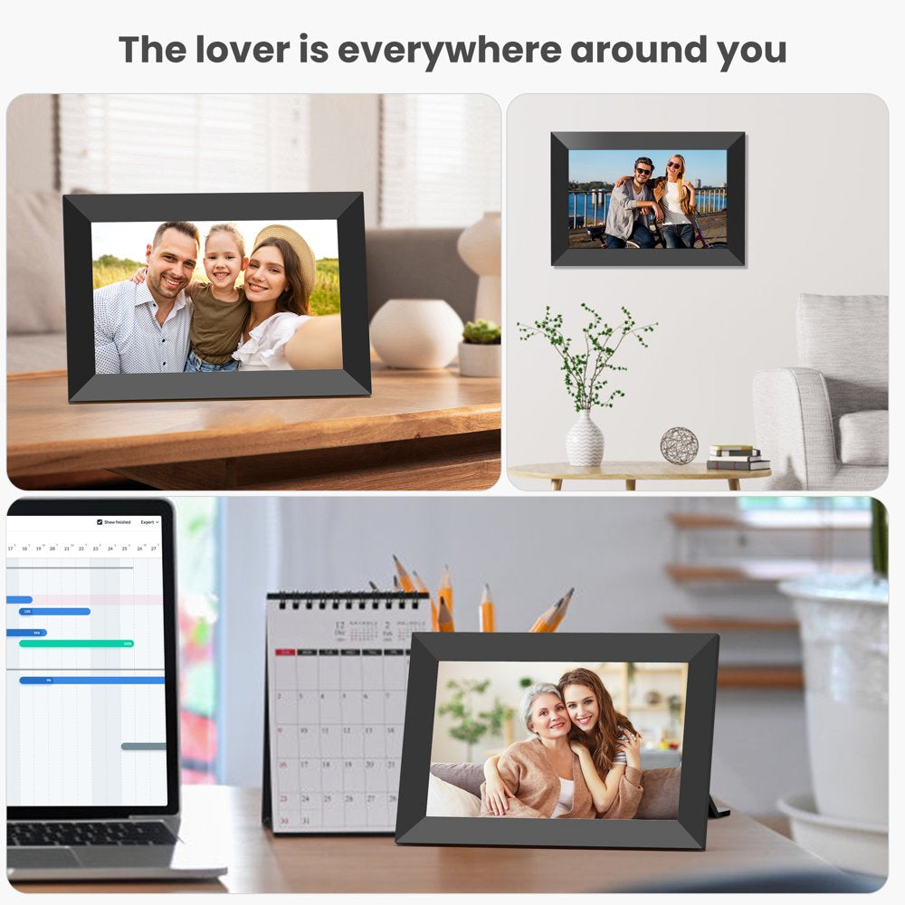 10.1 Inch WiFi Digital Photo Frame 3Pack, Nusican Smart Cloud HD Touch Screen Picture Frame with 32G Storage, Electronic WiFi Photo Frame Support share instant Photo &Video, Best Gift for Friends !