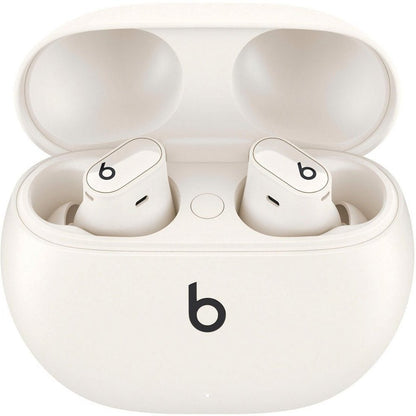 Restored Beats by Dr. Dre Beats Studio Buds+ True Wireless Noise Cancelling Earbuds - MQLJ3LL/A - Ivory Excellent Condition (Refurbished)