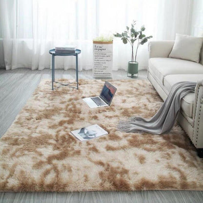  Long Plush Area Rug Ultra Soft Fluffy Washable Non-Slip Decorative Floor Mat for Living Room Bedroom Playing Room