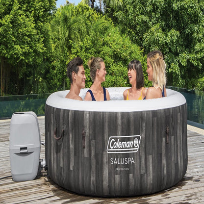 Coleman 71" x 26" Bahamas AirJet Spa Outdoor 177 gal. Inflatable Hot Tub, Max Temperature of 104˚F