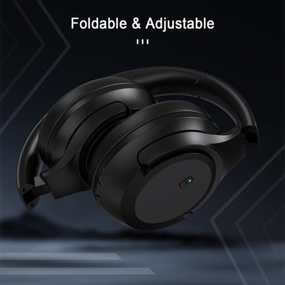 VILINICE Wireless Bluetooth Over The Ear Headphones with Microphone , Active Noise Cancelling Headphones for Travel, Sport