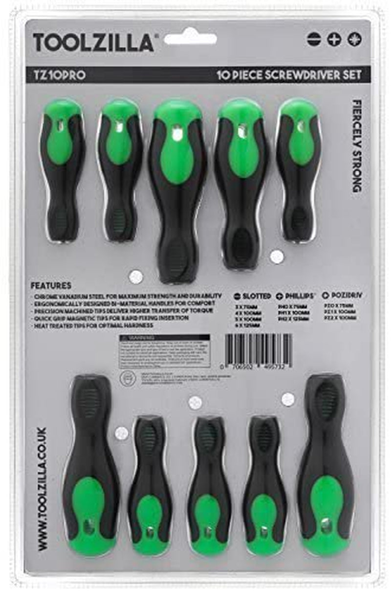 Screwdriver Set for DIY and Home Fixes (10 Pieces)