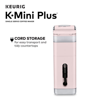 Keurig K-Mini plus Single Serve K-Cup Pod Coffee Maker, Dusty Rose