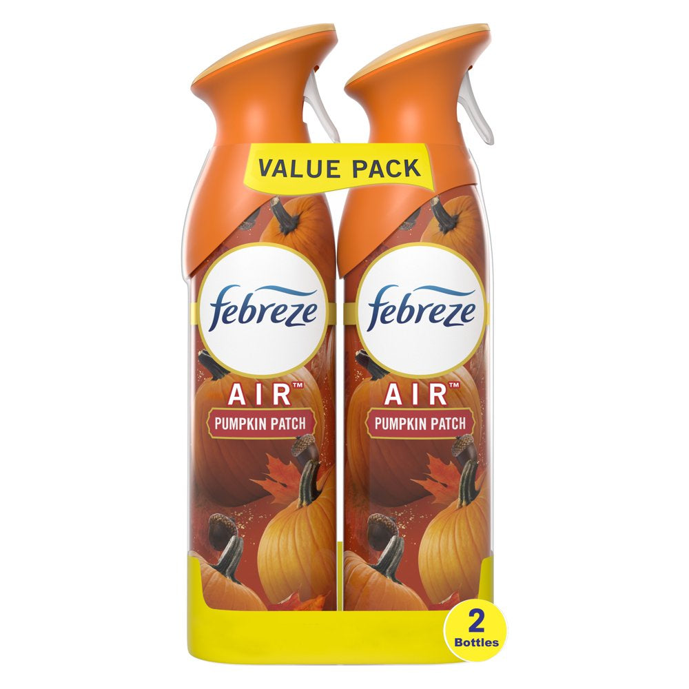 Febreze Air Effects Odor-Fighting Air Freshener Pumpkin Patch, 8.8 oz. Aerosol Can, Pack of 2