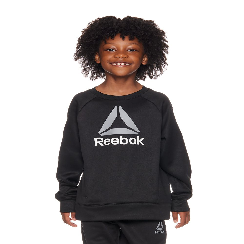 Reebok Boys Essential Fleece Crewneck, Sizes 4-18