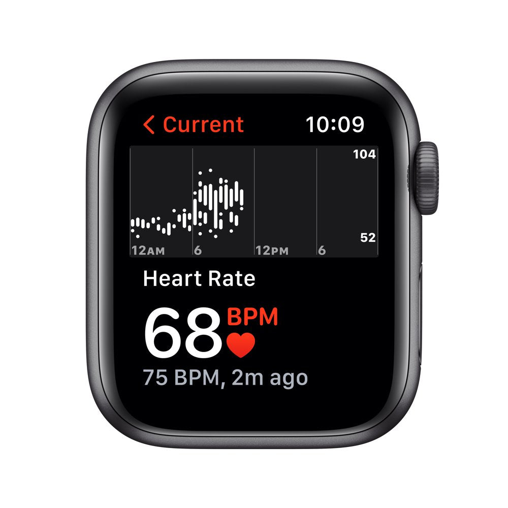 Apple Watch SE (1St Gen) GPS, 40Mm Space Gray Aluminum Case with Midnight Sport Band - Regular