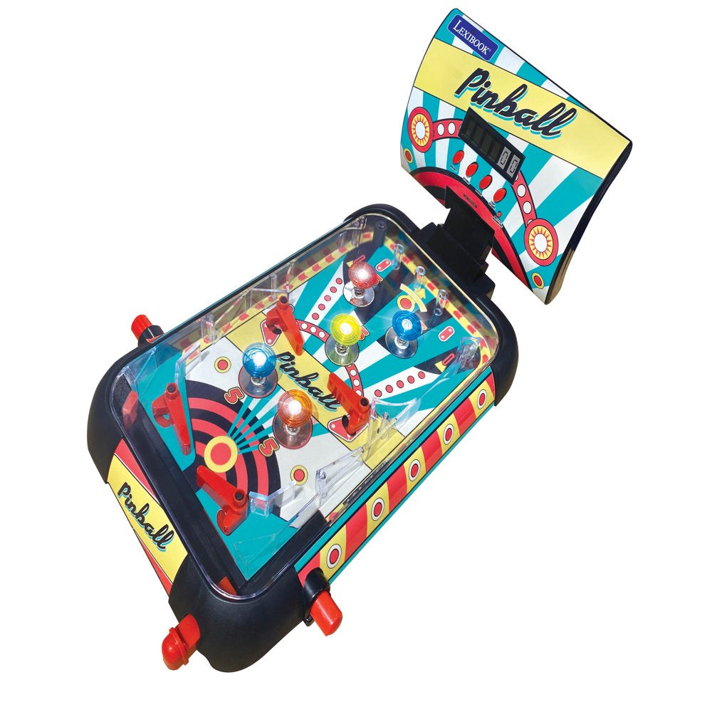  electronic pinball, action and reflex game for children and family, LCD screen, light and sound effects,  JG610