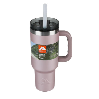 Ozark Trail 40 oz Vacuum Insulated Stainless Steel Tumbler Rose Gold